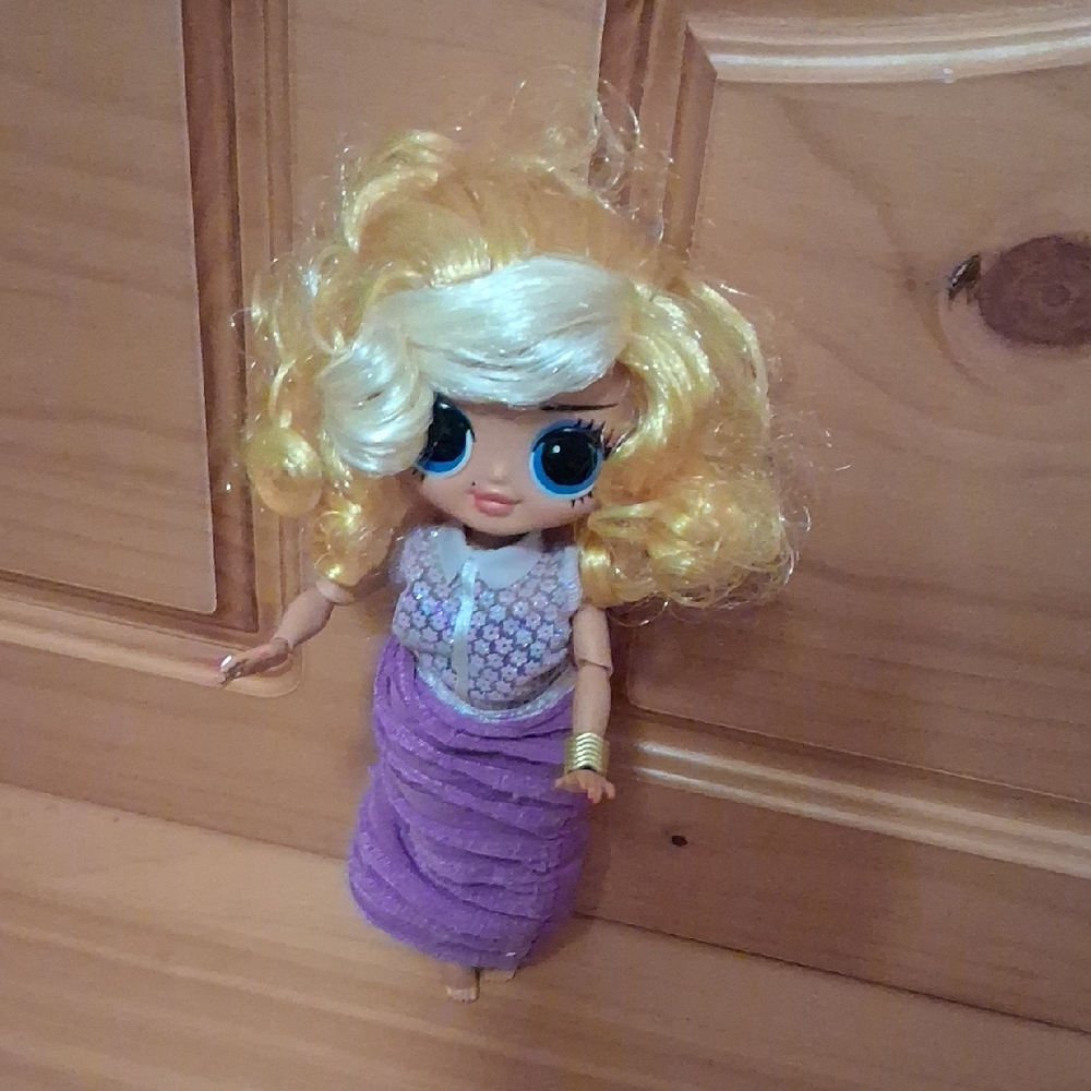 L.O.L. Surprise! Doll with Blonde Hair and Purple Skirt